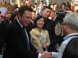 Musk Lands in Beijing